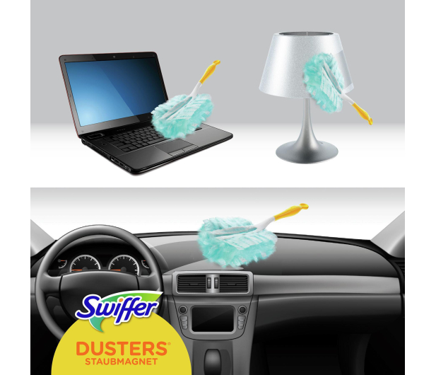 SWIFFER DUSTER Miotełka do kurzu rączka + 4 wkłady - 1461435 - zdjęcie 2